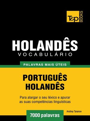cover image of Vocabulário Português-Holandês